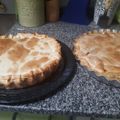 El cooksnap de Laura Palacios cuando hizo Tarta de pollo al verdeo.