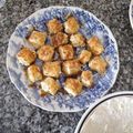 El cooksnap de Africa Sanchez Bas cuando hizo Saladitos de hojaldre con queso de cabra y manzana.