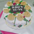 Cooksnap dari Hanie_cipp untuk resep Bolu Nutrisari 4 telor, basecake kue tart