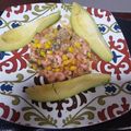 El cooksnap de Yenny cuando hizo Ceviche de Camarón y Mango Biche.