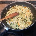 El cooksnap de Carolina Gallardo Valencia cuando hizo Fideos asiáticos a la espinaca.