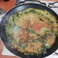 El cooksnap de Eduardo Marante cuando hizo Tortilla de espinaca y avena.