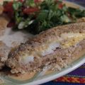 El cooksnap de Maria Manuel Oviedo cuando hizo Milanesas de soja rellenas.