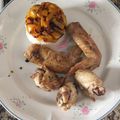 El cooksnap de Marzia cuando hizo Alitas de pollo, arroz y pimiento.