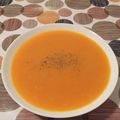 El cooksnap de Antonio Vendrell cuando hizo Crema de calabaza y zanahoria con curry.