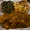 Iethia Thompson's cooksnap of when they made Jamaican Curry Shrimp.