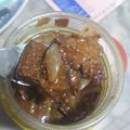 El cooksnap de Laura Corbo cuando hizo Hongos en escabeche.