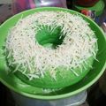Cooksnap dari kusyati untuk resep Bolu Pandan Kukus Praktis No.Mixer, No Timbangan