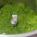El cooksnap de Becky cuando hizo Pesto de albahaca.