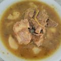 El cooksnap de Cocinando cuando hizo Guiso de patatas con costillejas y tallarines.