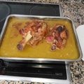 El cooksnap de Chus Vekaye cuando hizo Codillos de cerdo en salsa.
