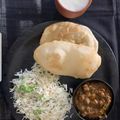 Hemaxi Patel's cooksnap of when they made છોલે ભટુરે(Chhole Bhature recipe in Gujarati).