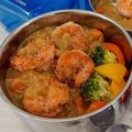 兩寶媽媽 的 鮮蝦花椰菜咖哩 cooksnap