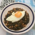El cooksnap de Malagueña salerosa cuando hizo Espinacas con garbanzos.