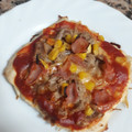 El cooksnap de Saray cuando hizo Pizza fit proteica.
