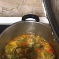 El cooksnap de lorena ramos cuando hizo Menestra de verduras con jamón.