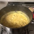 El cooksnap de Roxana cuando hizo Pepian de choclo.