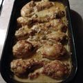 Takács Lászlóné_1 Cooksnap-ja, amikor elkészítette a(z) Tejfölben sült csirkecomb receptet.
