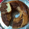 El cooksnap de Claudia Arguello cuando hizo Budín marmolado de vainilla y chocolate.
