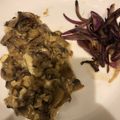 El cooksnap de Nadia Canepa franco cuando hizo Champiñones al roquefort.