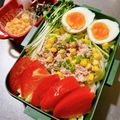 のんべぇヒロ's cooksnap of when they made ☆サラダうどん☆.