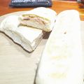 El cooksnap de Carla Romina Beron cuando hizo Pan casero relleno de jamón y queso.