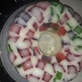 Cooksnap dari Milla Indriani untuk resep Puding Susu Mozaik