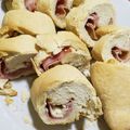 El cooksnap de Javier Dominguez cuando hizo Pan casero con fiambre y salchichas.