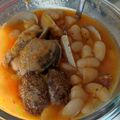 El cooksnap de Paola Lozano Zafra cuando hizo Fabes con almejas.