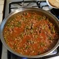 El cooksnap de Irma Dávalos cuando hizo Nopalitos con Carne Molida.