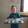 Szabina Rujz Cooksnap-ja, amikor elkészítette a(z) Kakaós-banános muffin receptet.