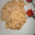 El cooksnap de Julia Mis Recetas cuando hizo Arroz con bacalao (y guisantes).