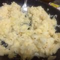 El cooksnap de Hernan Diego Martin cuando hizo Arroz con huevo revuelto.