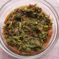 Vaishakhi Vyas's cooksnap of when they made મેથી,પાલક નું શાક (Methi Palak Shak Recipe In Gujarati).