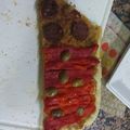 El cooksnap de Catalina PilarJuliá cuando hizo Coca de cebolla caramelizada y pimientos asados.