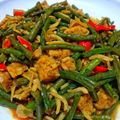 Cooksnap dari Lina_kwan untuk resep Tumis kacang panjang-tempe-teri nasi
