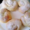 El cooksnap de Veronica Vera cuando hizo Ensaimada de masa Brioche con pastelera de chocolate 🍫.