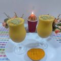 Nargis shaikh Shaukat's cooksnap of when they made Mango shake.