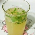 Sanuber Ashrafi's cooksnap of when they made Aam Panna (Mango mint panna).