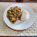 El cooksnap de Angel Juan Carlos de León Setino cuando hizo Pollo con brocoli estilo oriental.