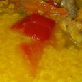 El cooksnap de charo cuando hizo Arroz caldoso con pollo olla gm.