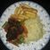 El cooksnap de Alejandra Cs cuando hizo Risotto de hongos y carne al vino tinto.