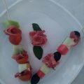 El cooksnap de Sonia Cerezo cuando hizo Brocheta de fruta fresca.