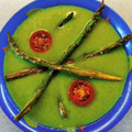 El cooksnap de Marta Pérez cuando hizo 314. Gazpacho de calabacín (entrante sopa).
