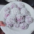 Cooksnap dari mamah_bonita untuk resep Klepon Ubi Ungu