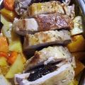 El cooksnap de Rafa cuando hizo Carré de cerdo con ciruelas, mostaza y miel.