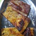 El cooksnap de Miguel Angel la Rizza cuando hizo Matambre al horno.