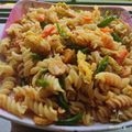 Ruma Guha Das Sharma's cooksnap of when they made ঘরোয়া ডিম রঙিন পাস্তা (gharoa dim rongin pasta recipe in Bengali).