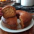 El cooksnap de Itati Lezcano cuando hizo Budín de banana con almendras.
