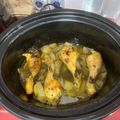 El cooksnap de Ana Belén Martín González cuando hizo Pollo especiado con patatas en olla lenta Crockpot.